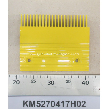 KM5270417H02 Yellow Aluminum Comb for KONE Escalators